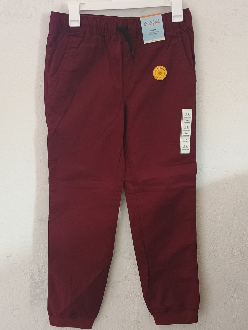Cat & Jack Burgundy Jogger Pants